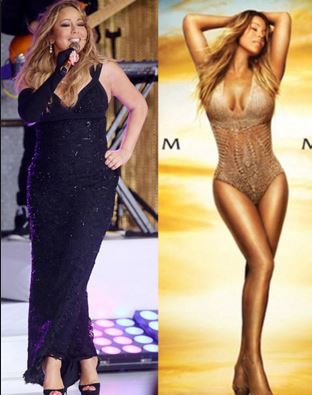 mariah carey before and after
